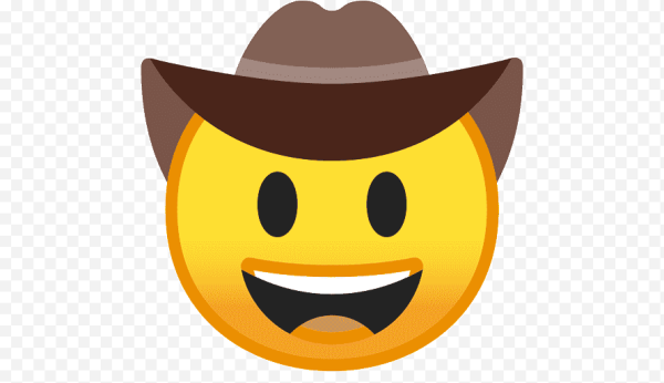 Смайл в ковбойской шляпе