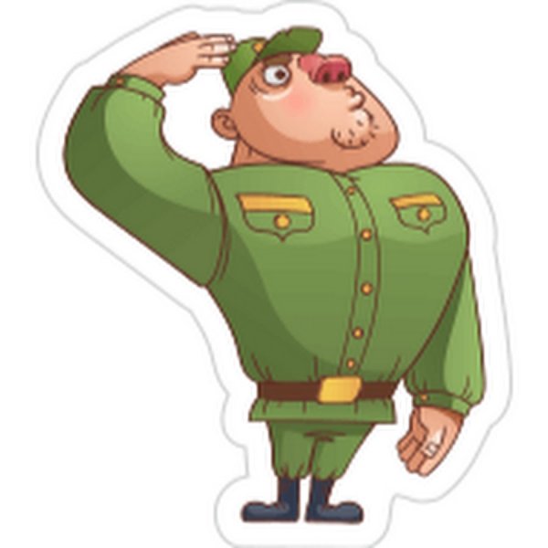 Солдат отдает честь