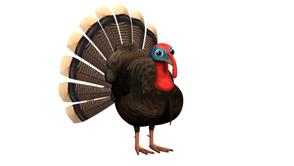 Emoji PNG индейка