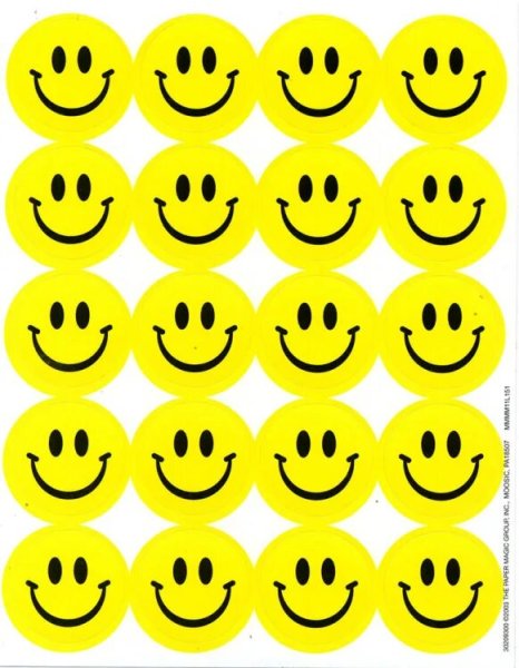 Набор смайликов для печати