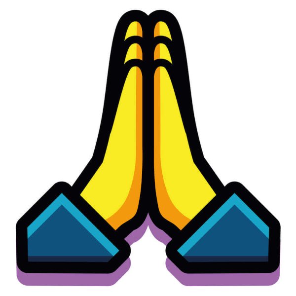 Смайл сложенные руки