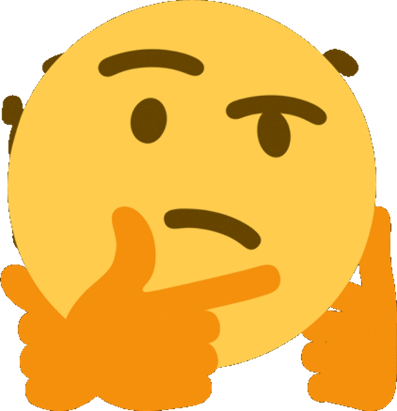 ЭМОДЖИ белый фон думает