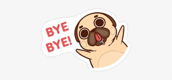 Bye-Bye стикер