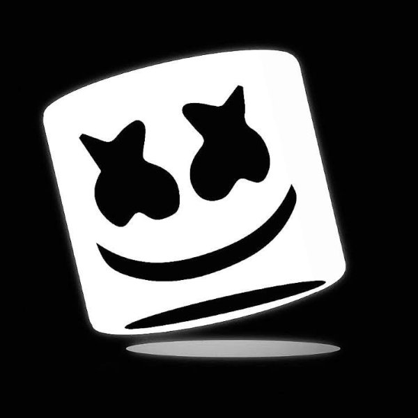 Маршмеллоу ФОРТНАЙТ черно белый