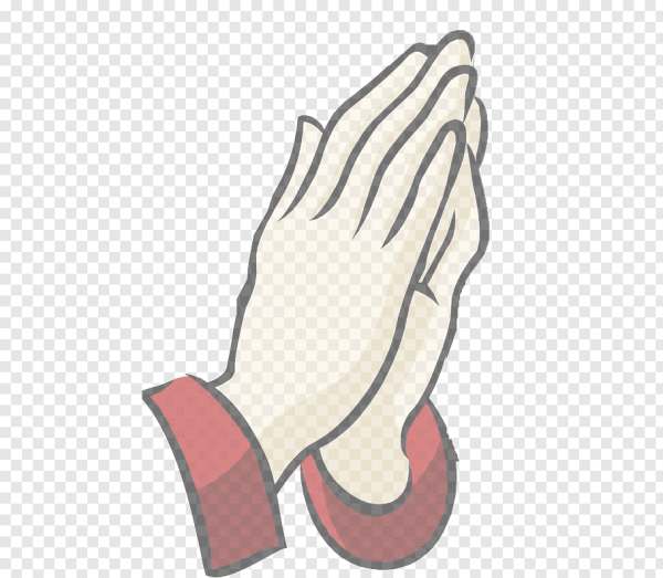 Стикер руки в молитве