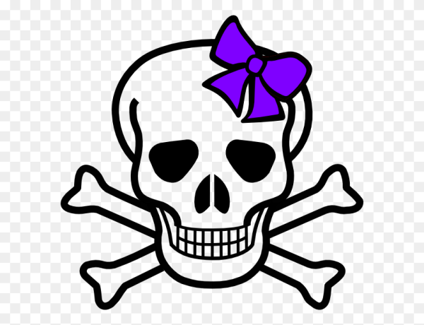 Череп с костями