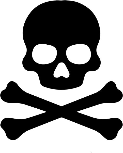 Череп и кости иконка