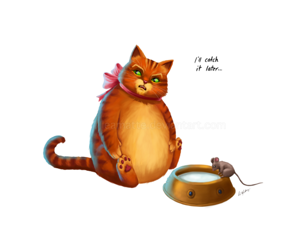 Кот в сапогах толстый