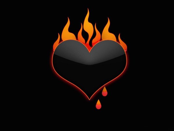 Сердечко в огне