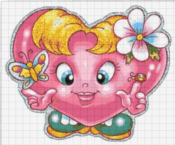 Веселые сердечки