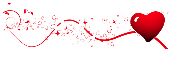 День влюбленных на прозрачном фоне