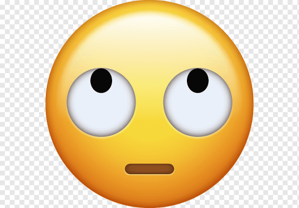 Смайлик с закатанными глазами