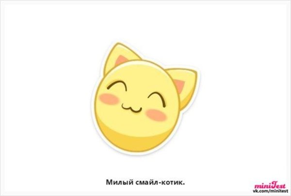Смайлик котик