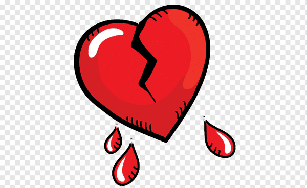 Смайлик разорванное сердце