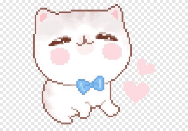 Пиксельный котик