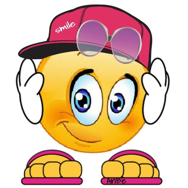 Смайлик в кепке