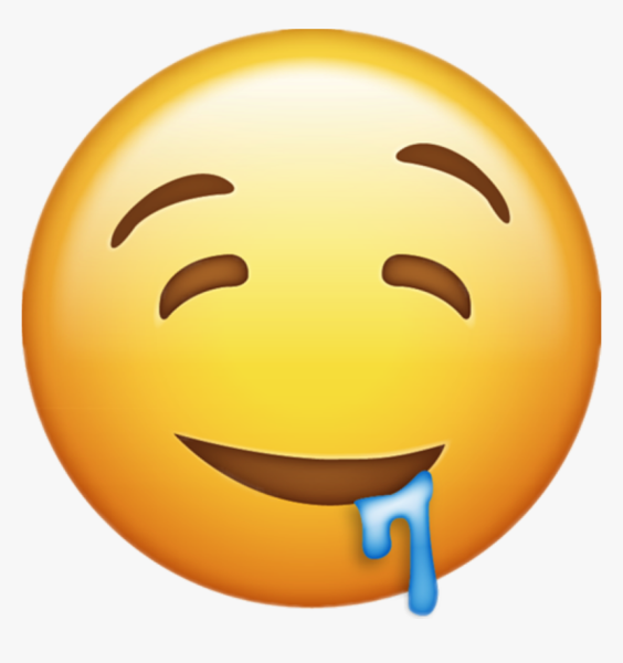 Смайлик со слюной