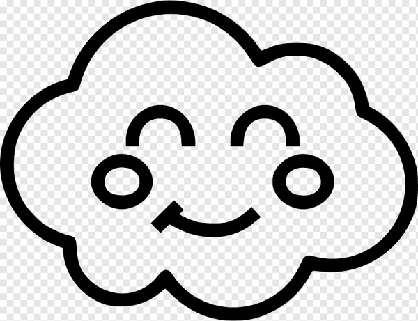 Смайлик тучка