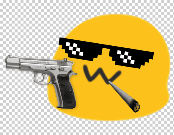Эмодзи пистолет