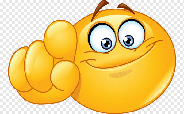 Смайл указательный палец