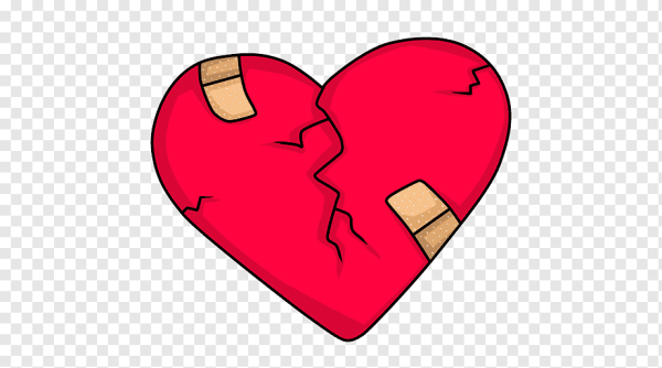 Разбитое сердце смайлик