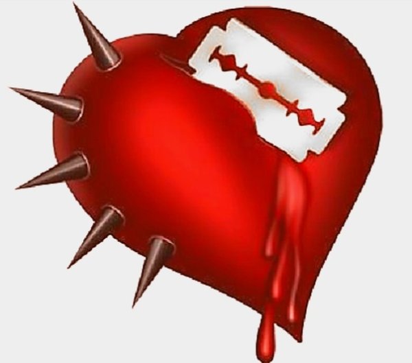 Разбитое сердце смайлик