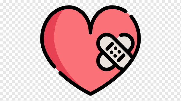 Чёрное сердце смайлик