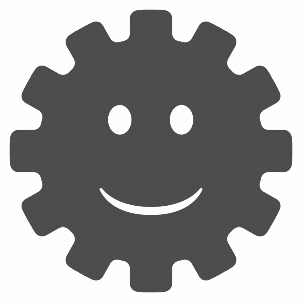 Шестеренка Emoji вектор