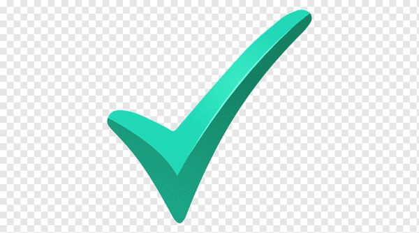 Цветная галочка