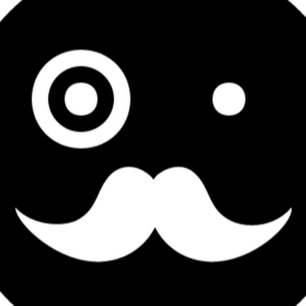 Смайл в очках с усами