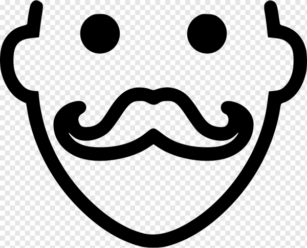 Мультяшные лица с усами