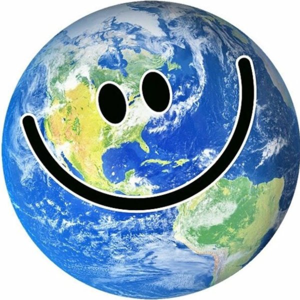 Планета земля улыбается