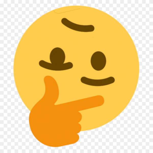 Задумчивый смайлик