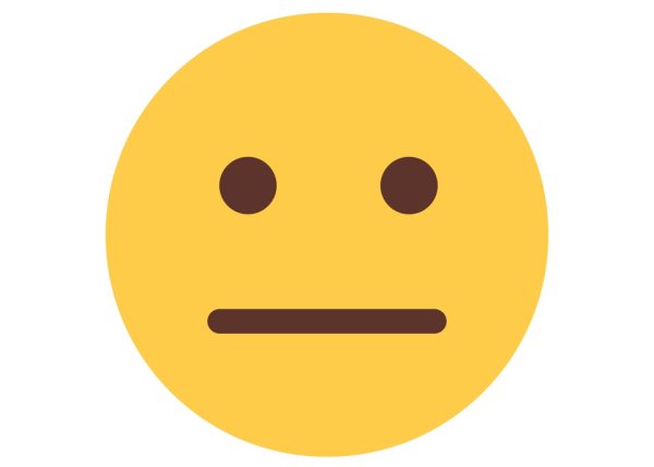 Серьезный смайлик