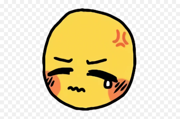 Милый смайлик с ножом