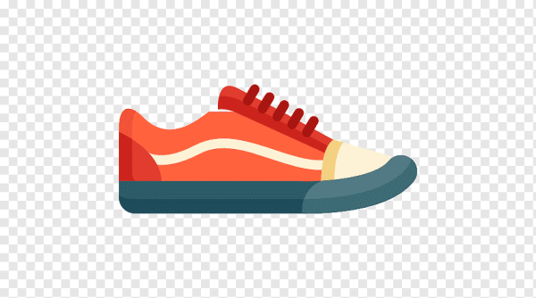 Красная мультяшная обувь