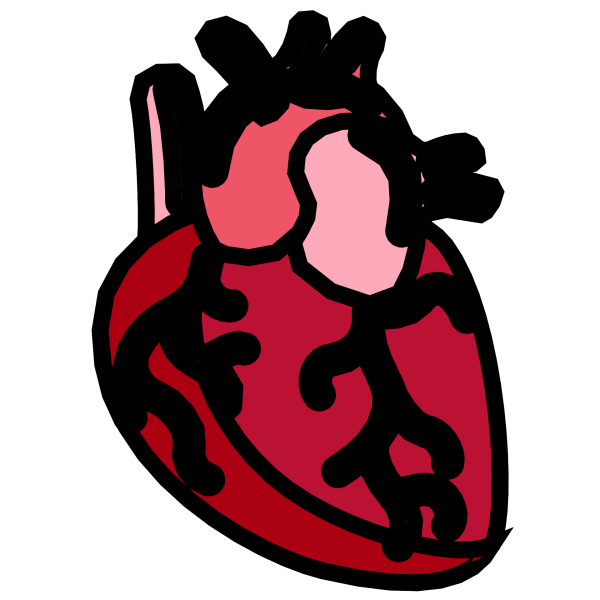 Смайлик человеческого сердца Скопировать