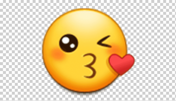 Воздушный поцелуй смайлик айфон