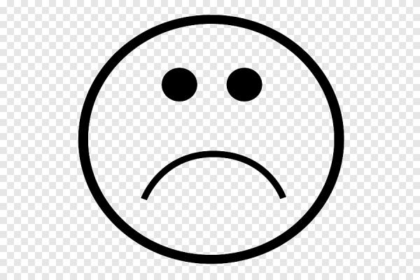 Грустные смайлы из символов