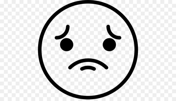 Грустный смайлик