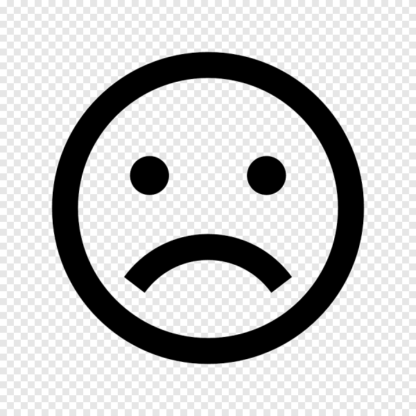 Грустный смайлик
