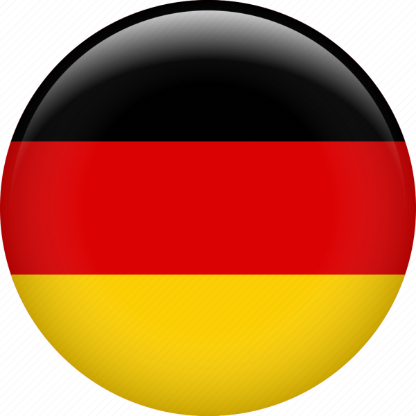 Флаг Германии круглый