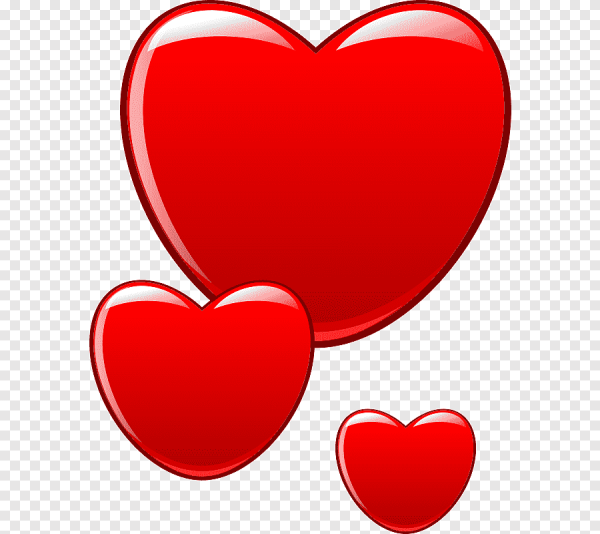 С красным сердцем