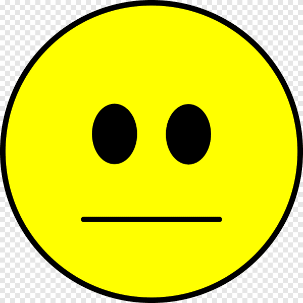 Смайлик равнодушный