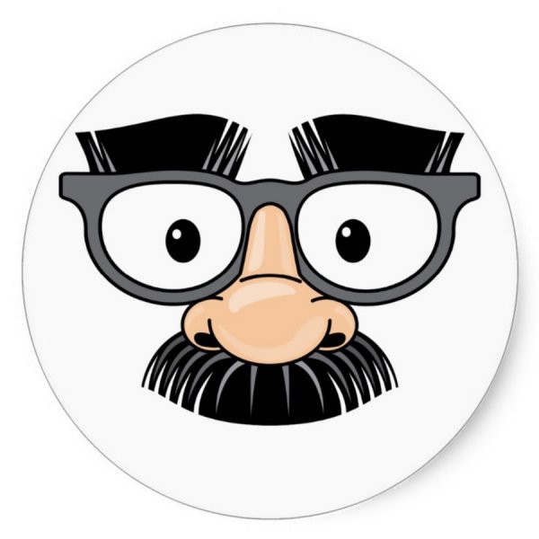 Смайл с очками и улыбкой