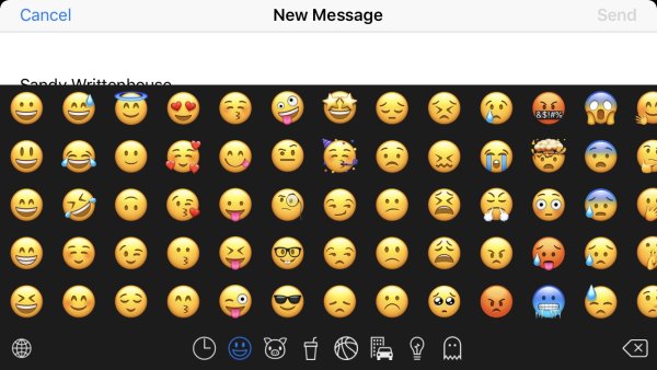 Смайлики на клавиатуре