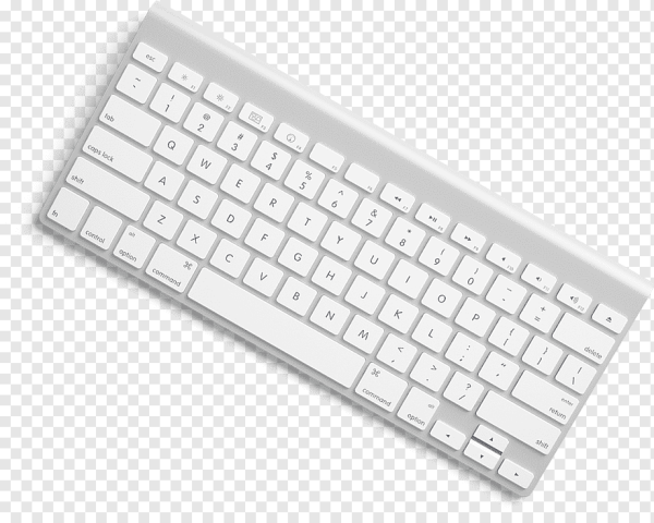 Клавиатура на белом фоне