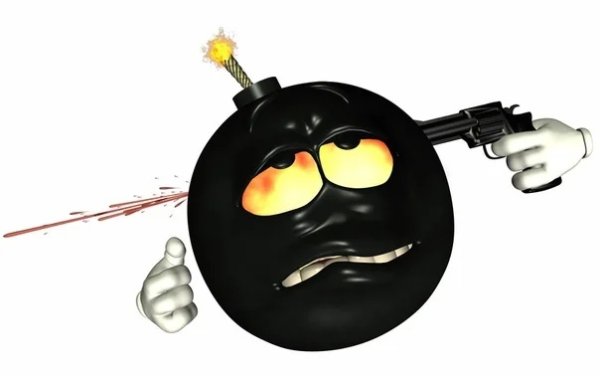 Стреляющийся смайлик