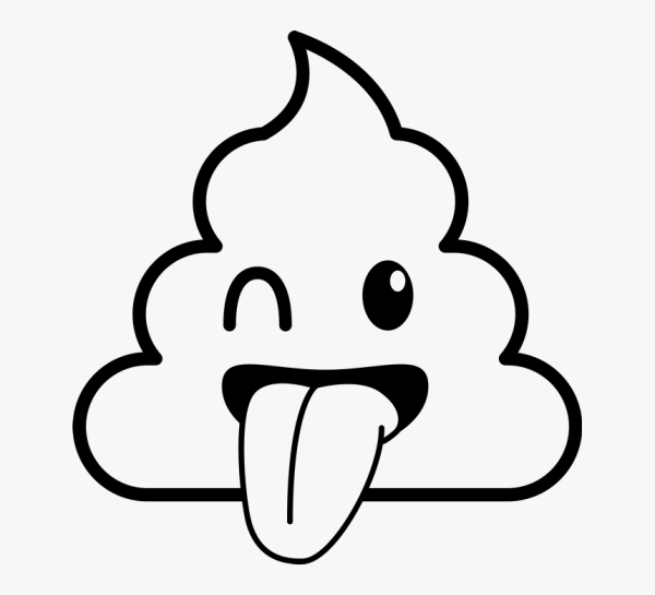 Раскраска какашка