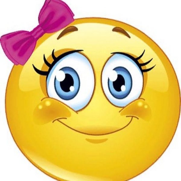 Смайлик девочка